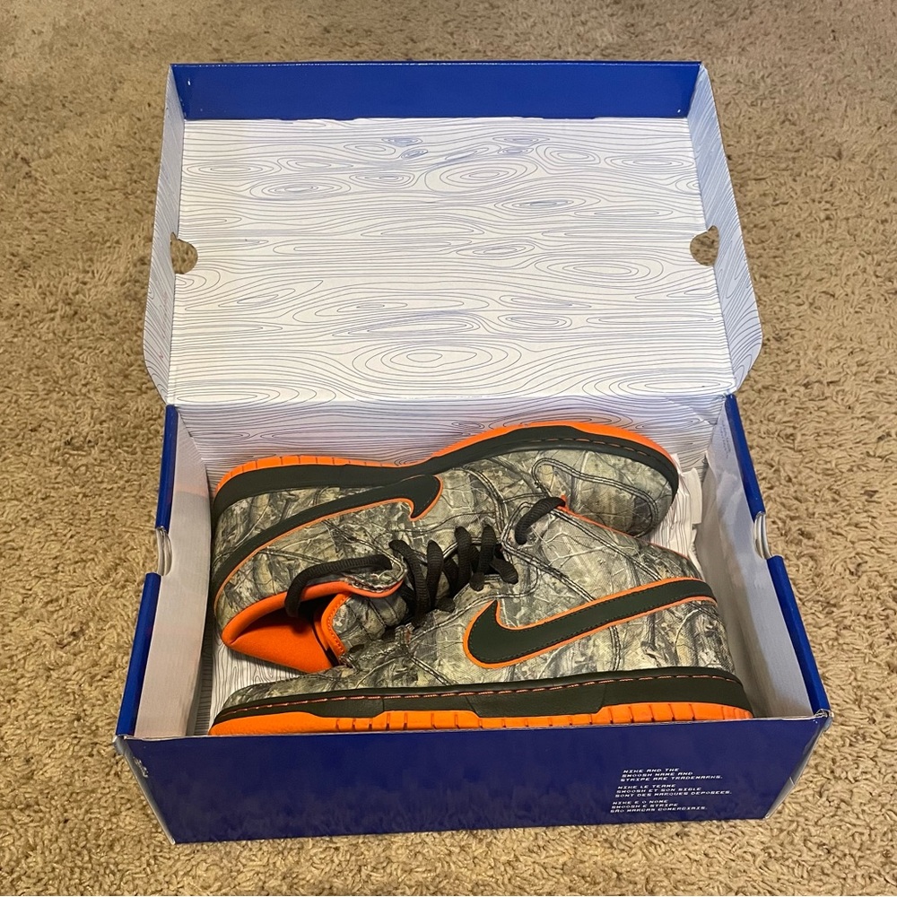 Nike Dunk Mid Premium SB “Real Tree” Edition Size 9 Men’s